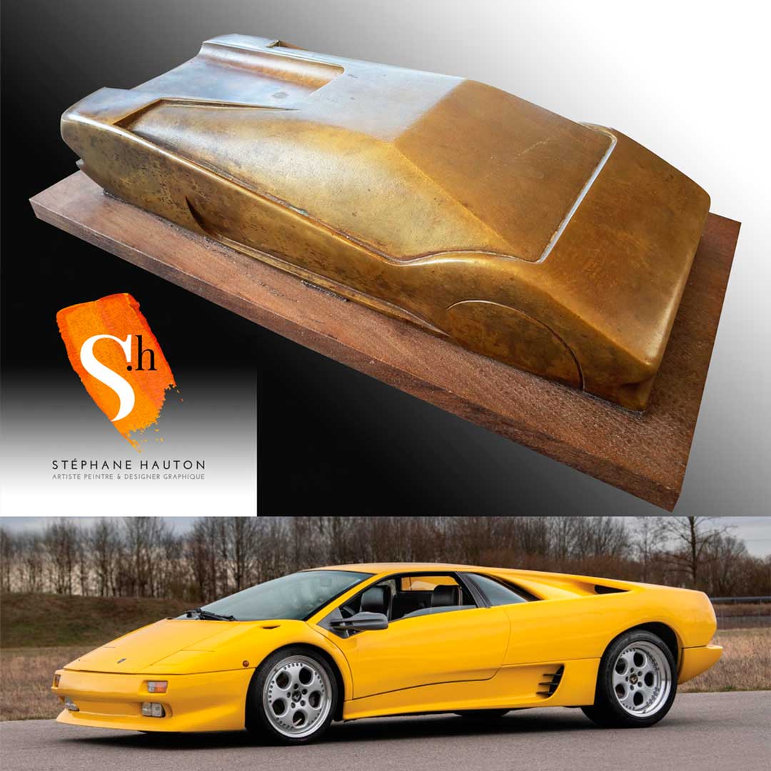 voiture-lamborghini-bronze-art