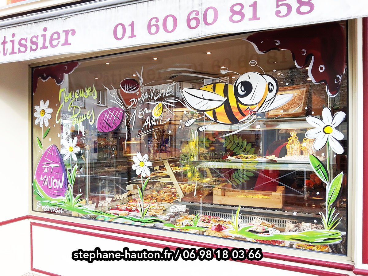 vitrine peinture decoration epiphanie – Peinture